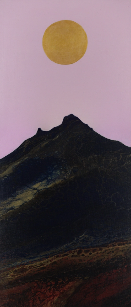 Arunachala - De Berg van Licht — acryl op doek