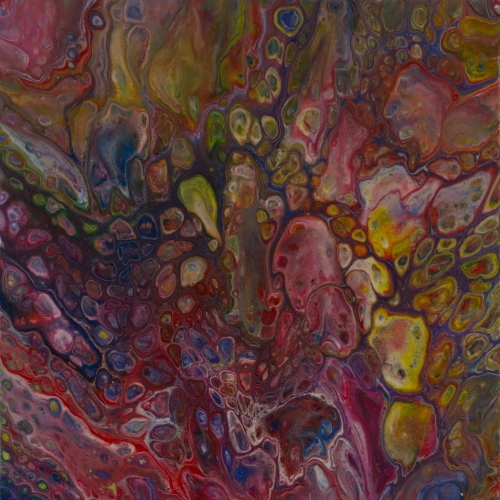 Maria met Kind — acryl op doek